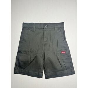 NWT Levi's Cargo Shorts Youth Boys Gray Flex Adjustable Waistband Size 6